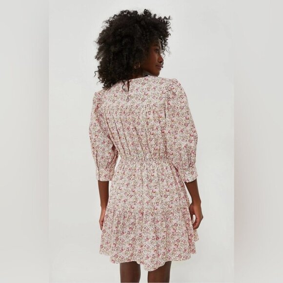 HYACINTH HOUSE Pink and Red FloralMaddie Mini Dress size medium - Picture 16 of 16